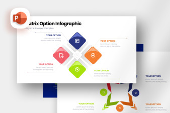 Matrix Option Infographic - Presentation Template